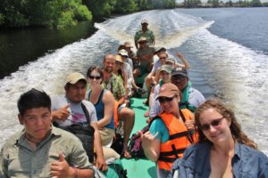 CLTL students visit the tallest mangroves in Latin America with trees up to 100 feet tall. The cohort visited local fisheries and communities that are challenged by pollution and sediment deposition in their water source.